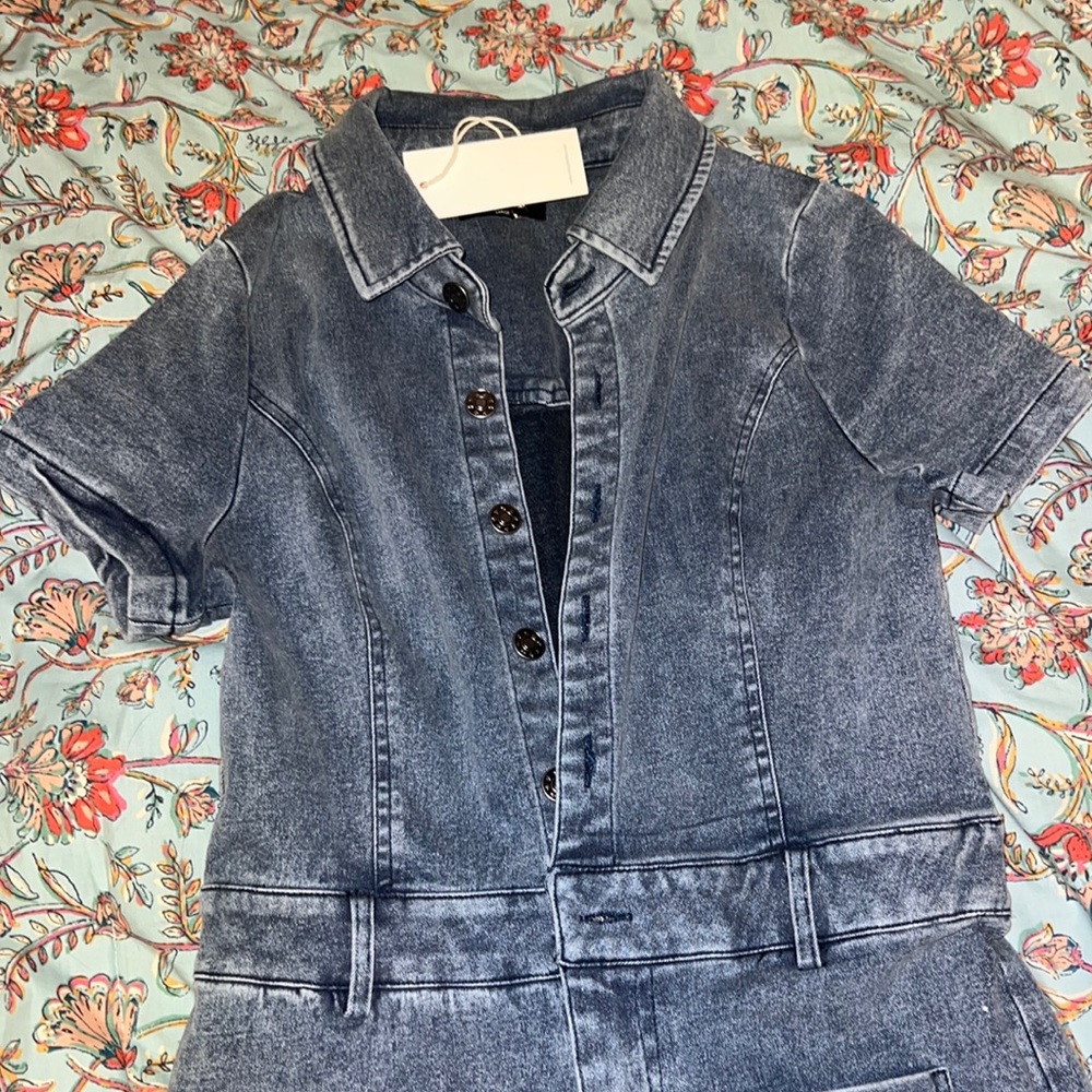 Vici denim jumpsuit